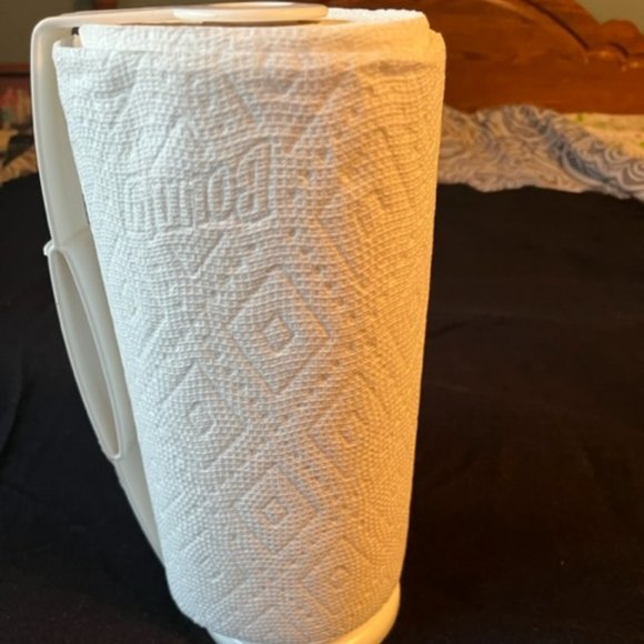 2/$25 Starplast White Plastic Paper Towel Holder - Picture 2 of 10